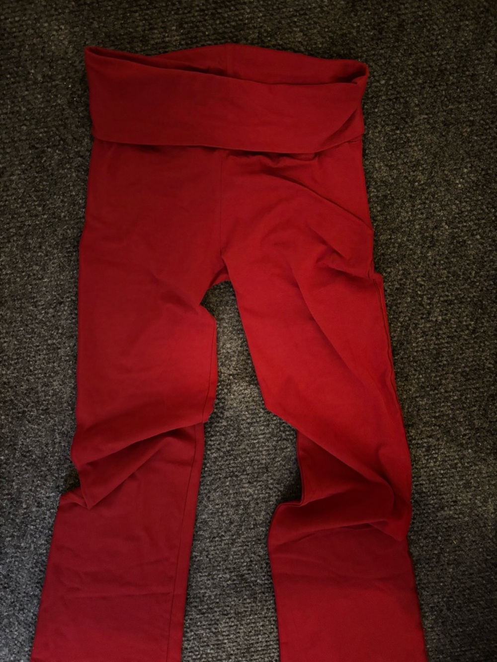 SKIMS Cotton Jersey Fold-Over Pants in Brick